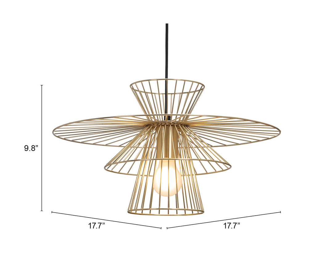 The Azzi Ceiling Lamp Gold  Era and Style Inspired Home Decor 1