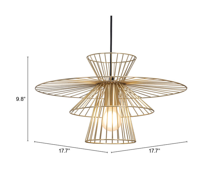 The Azzi Ceiling Lamp Gold  Era and Style Inspired Home Decor 1